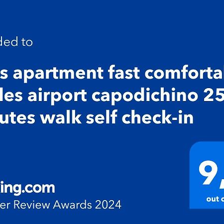 Miris Apartment Fast Comfortable Naples Airport Capodichino 25 Minutes Walk Self Check-In Exterior photo